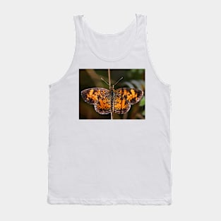 Pearl Crescent Butterfly Tank Top